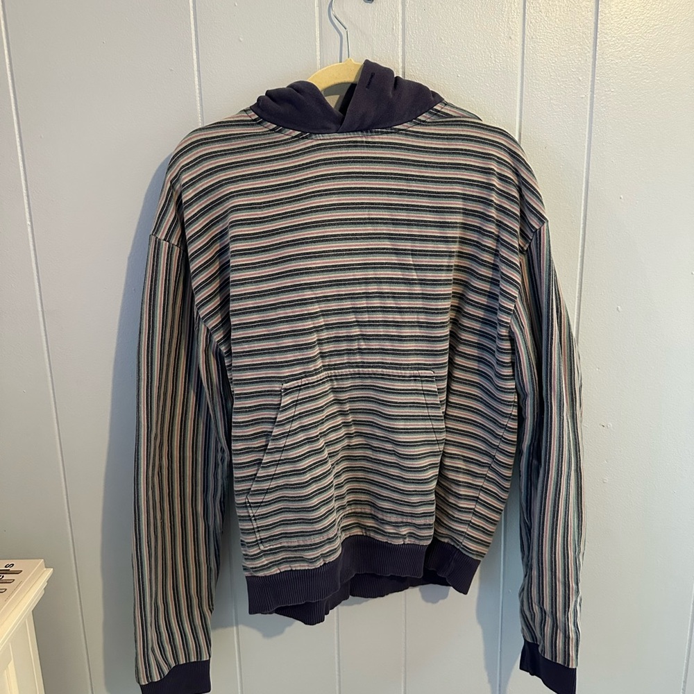 Urban Outfitters Multicolor Striped Hoodie Sweater